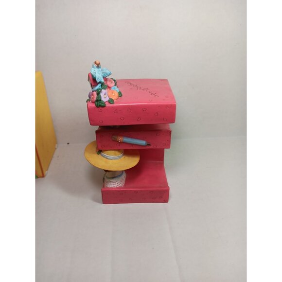 Mary Engelbreit "ME" Initials Bookends Country Chic 1998 by Enesco - Picture 7 of 11